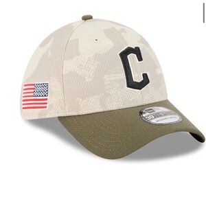 New Era Cleveland Guardians 2025 Armed Forces Day 39THIRTY Stretch Fit Hat L/XL